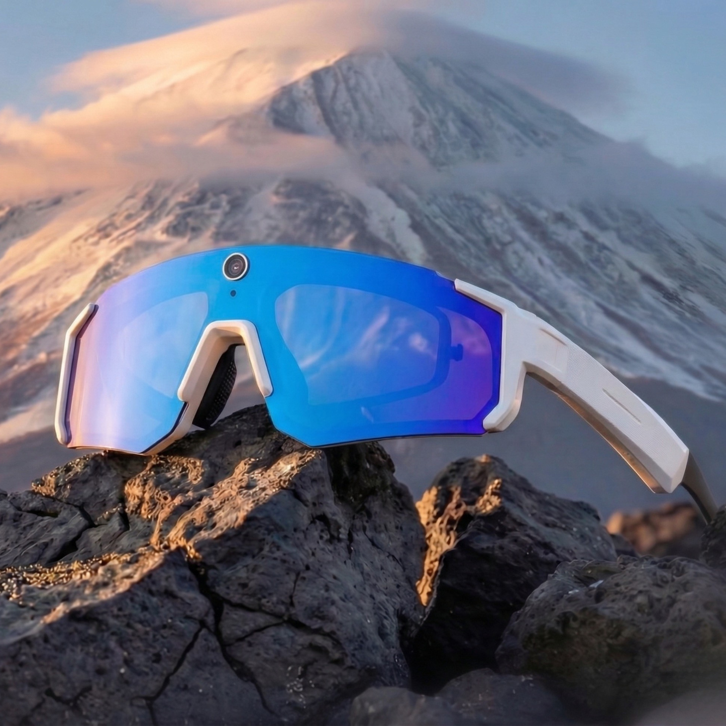 Sport Camera Glasses for Cycling - 1080P HD Hands-Free POV Recording Sunglasses