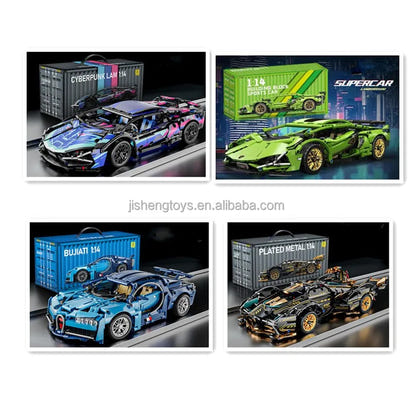 Supercar Building Block Kit – Premium 1:14 Scale Model for Enthusiasts