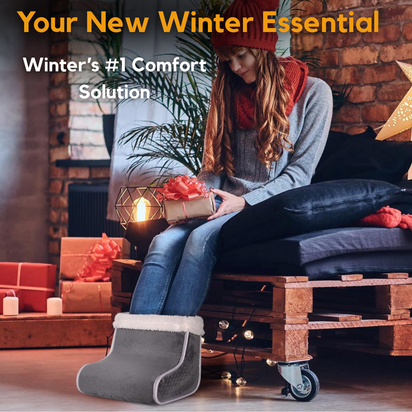 Under-Desk Heated Foot Warmer — Warm Your Feet, Not The Whole Room