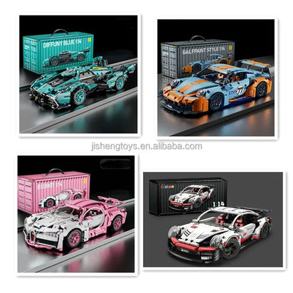 Supercar Building Block Kit – Premium 1:14 Scale Model for Enthusiasts