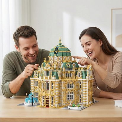 Luxury Palace Building Block Set – Premium Architectural Model for Adults