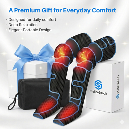 Lower-Body Comfort Device with Heat & Adjustable Air Pressure