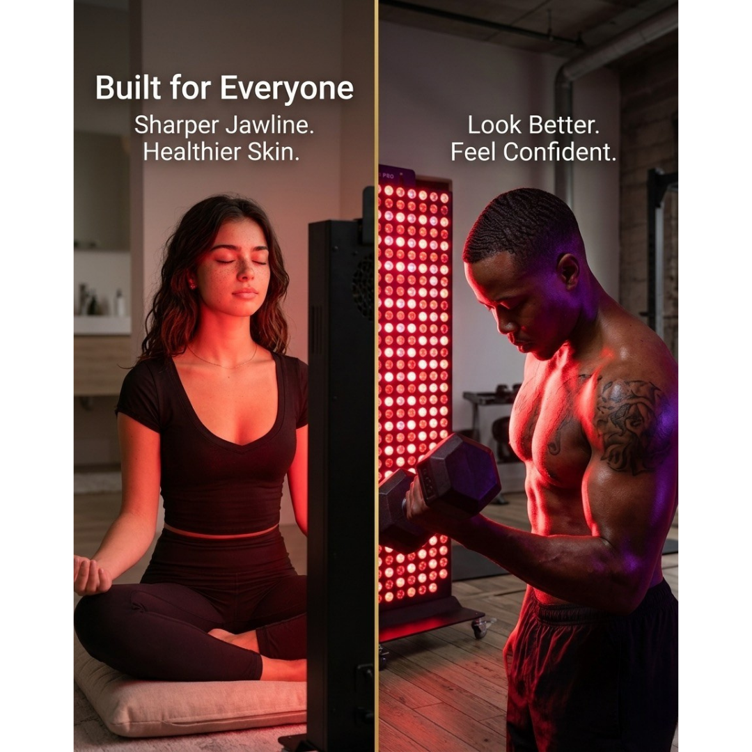 Dual Chip Red Light Therapy Panel for Skin, Recovery & Full Body Use- Dual Chip Red Light Therapy Panel for Skin, Recovery & Full Body Use