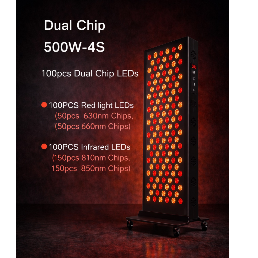 Dual Chip Red Light Therapy Panel for Skin, Recovery & Full Body Use- Dual Chip Red Light Therapy Panel for Skin, Recovery & Full Body Use