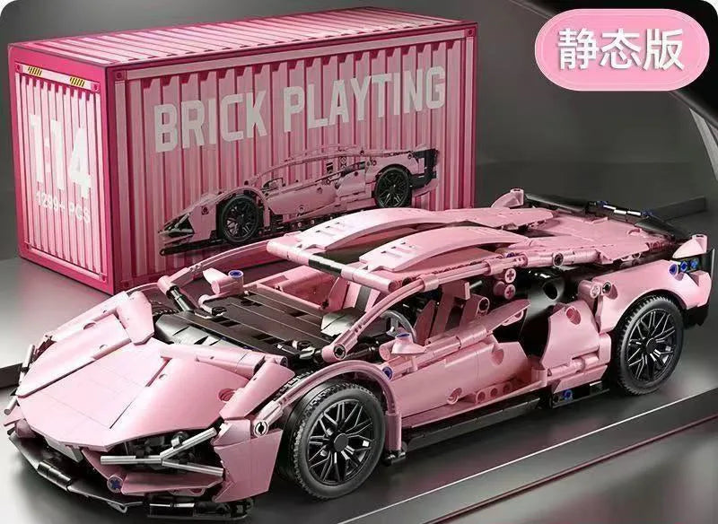 Supercar Building Block Kit – Premium 1:14 Scale Model for Enthusiasts