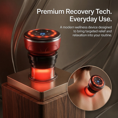 Smart Cupping Wellness Device with Heat A Relaxing At-Home Wellness Experience