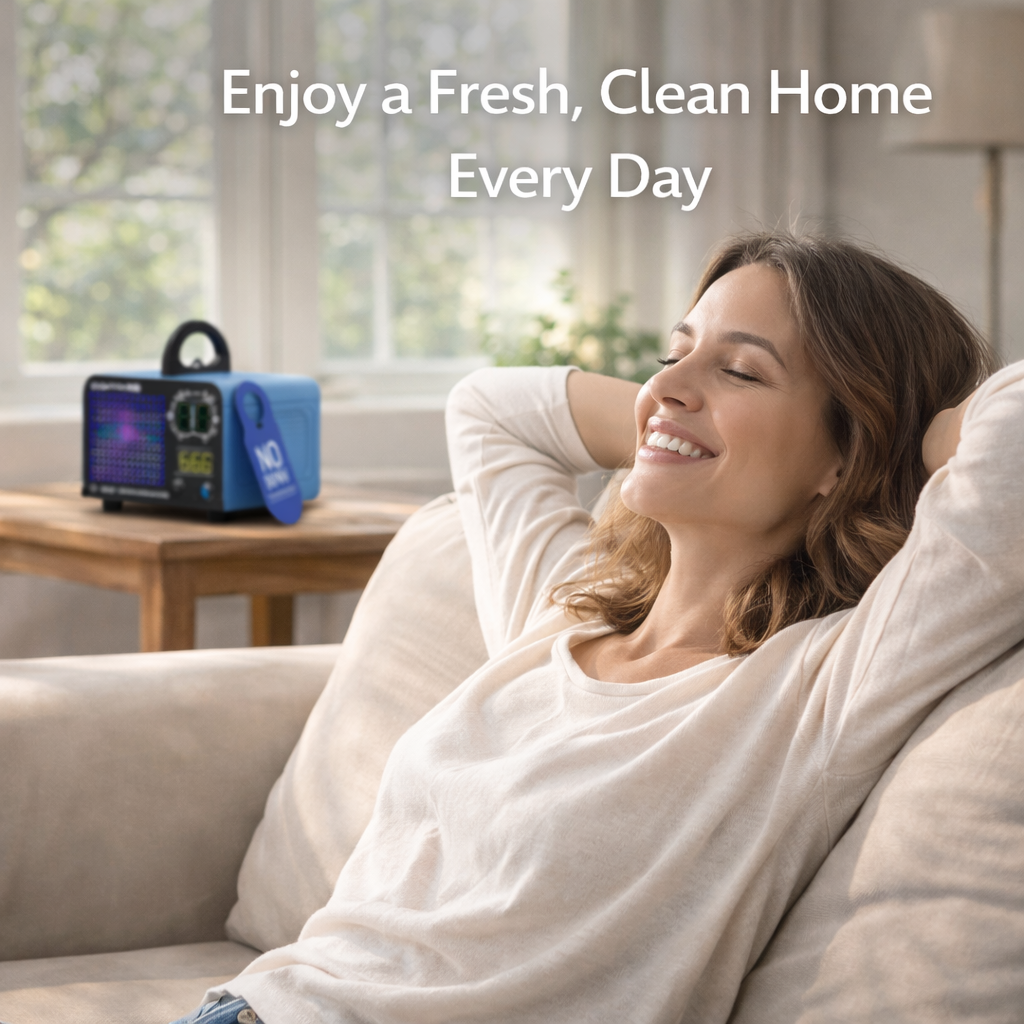 Ozone Generator for Odor Removal – High Capacity 60,000mg/h (Home, Car, Smoke & Pet Smell)