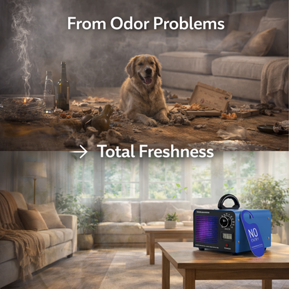 Ozone Generator for Odor Removal – High Capacity 60,000mg/h (Home, Car, Smoke & Pet Smell)