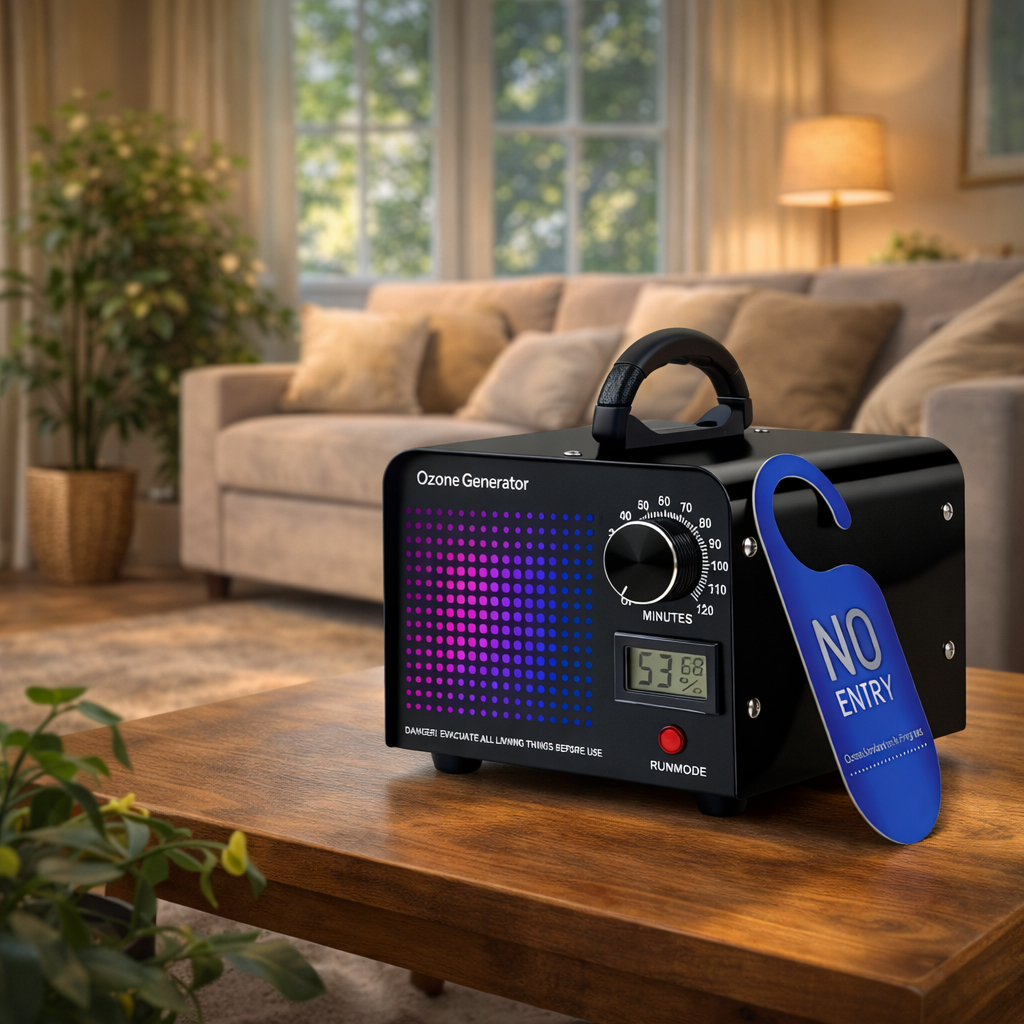 Ozone Generator for Odor Removal – High Capacity 60,000mg/h (Home, Car, Smoke & Pet Smell)