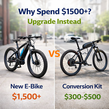 Electric Bike Conversion Kit – Rear Hub Motor (48V 500W–1000W)