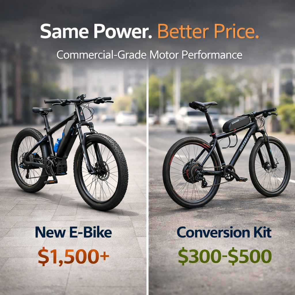 Electric Bike Conversion Kit – Rear Hub Motor (48V 500W–1000W)