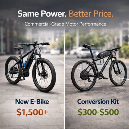 Electric Bike Conversion Kit – Rear Hub Motor (48V 500W–1000W)