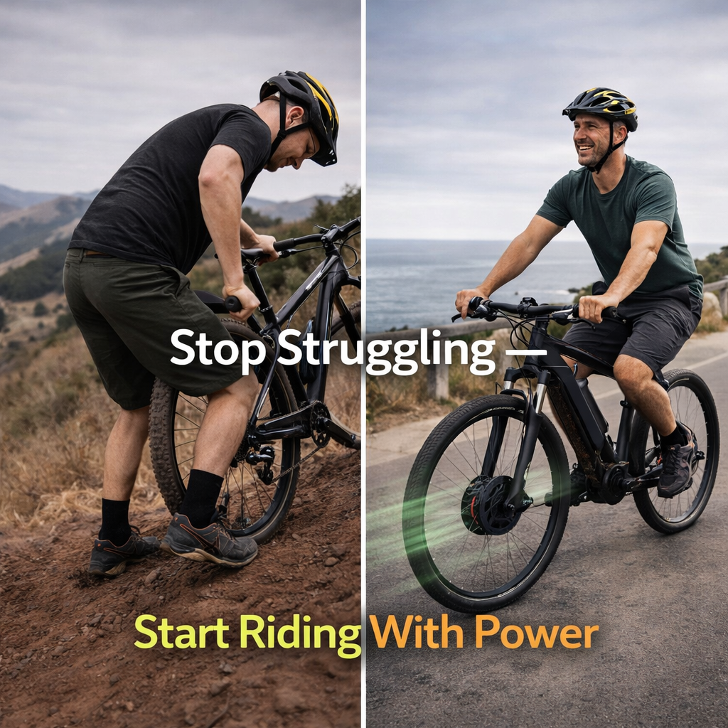 Electric Bike Conversion Kit – Rear Hub Motor (48V 500W–1000W)