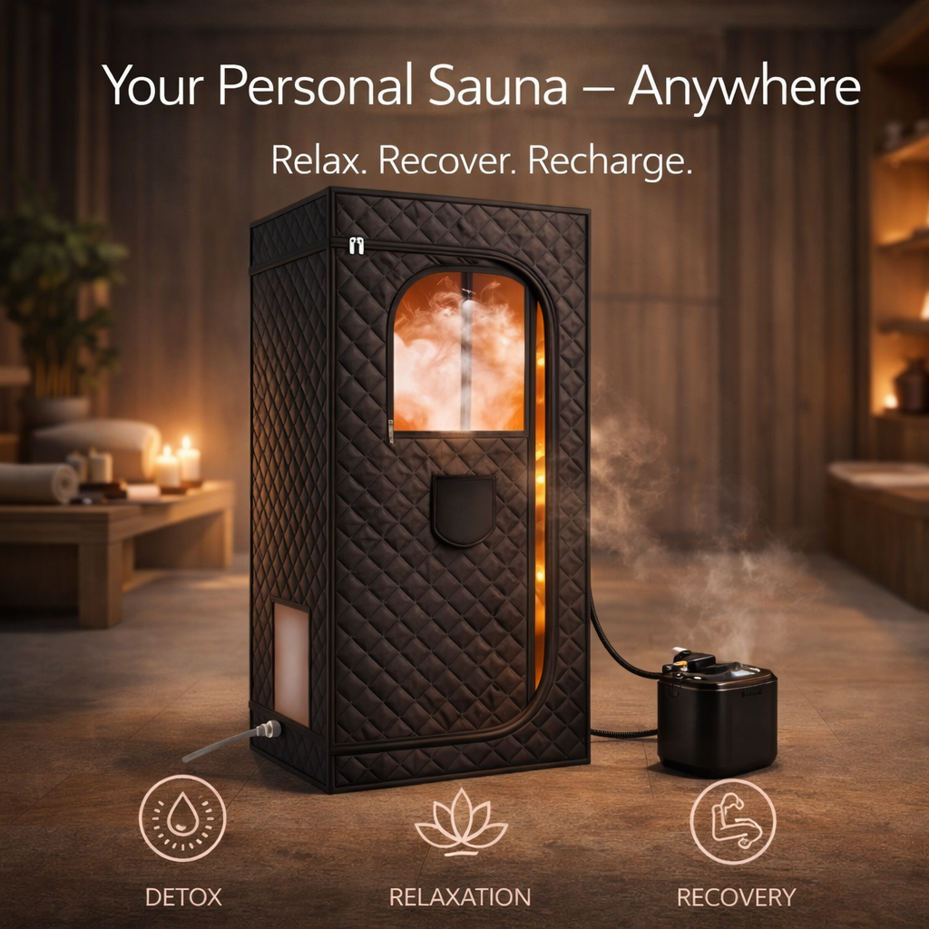Portable Infrared Sauna Tent for Home – Full Body Recovery & Relaxation System