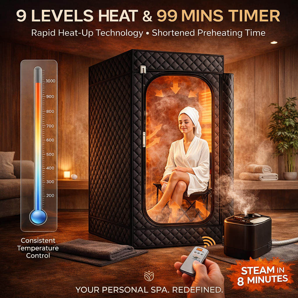 Portable Infrared Sauna Tent for Home – Full Body Recovery & Relaxation System