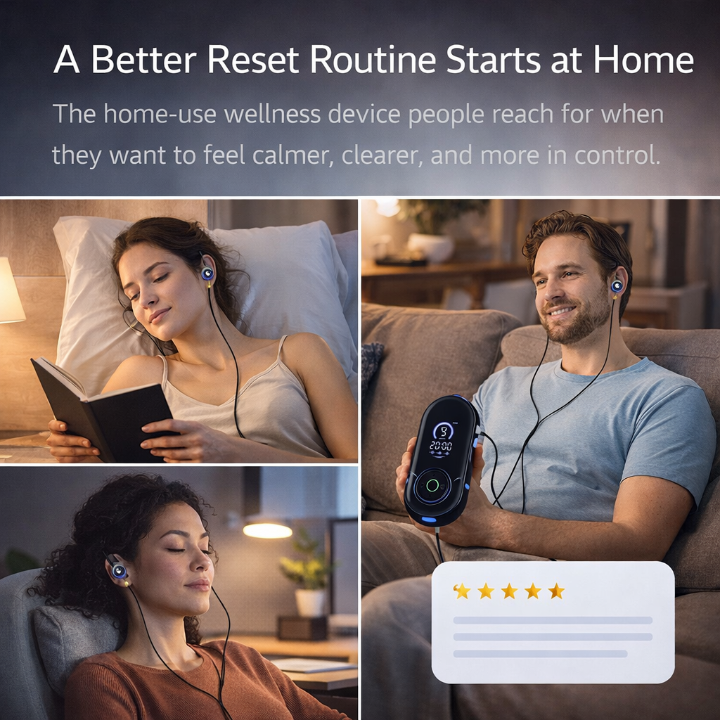 Ear Clip Relaxation Device for Sleep Routine, Calm Nights & Stress Relief Support