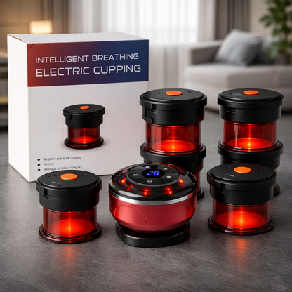 Smart Cupping Wellness Device with Heat A Relaxing At-Home Wellness Experience
