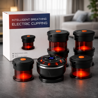 Smart Cupping Wellness Device with Heat A Relaxing At-Home Wellness Experience