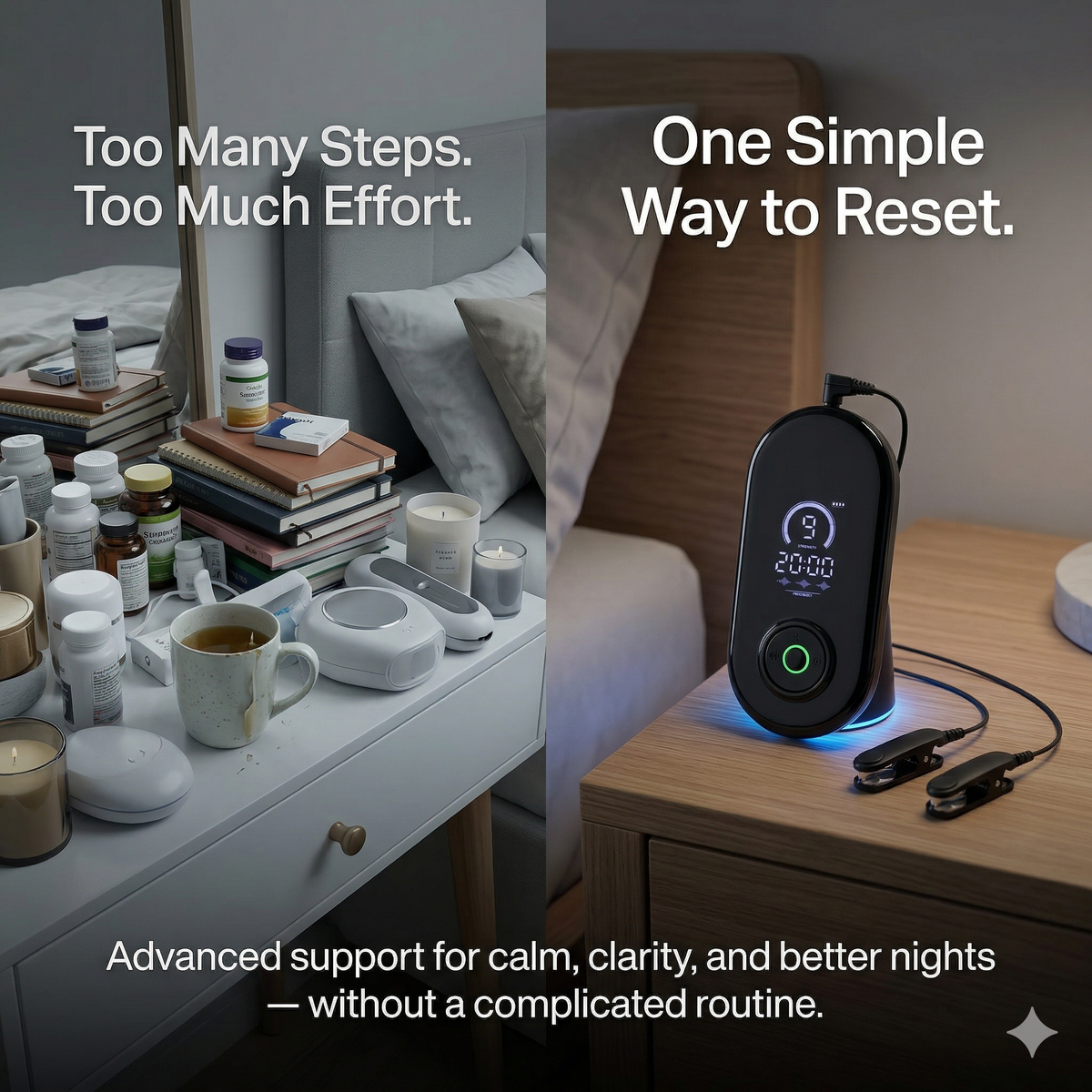 Ear Clip Relaxation Device for Sleep Routine, Calm Nights & Stress Relief Support