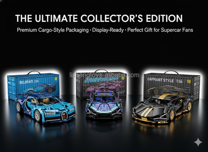 Supercar Building Block Kit – Premium 1:14 Scale Model for Enthusiasts