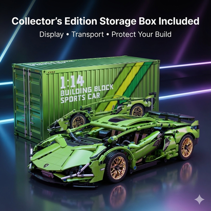 Supercar Building Block Kit – Premium 1:14 Scale Model for Enthusiasts