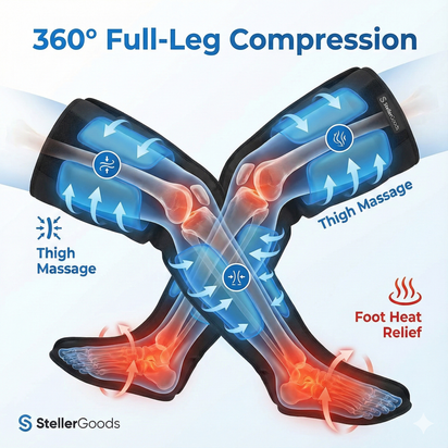 Electric Leg Muscle Relaxer 6 modes Air Compression Recovery Boot lymph Release Relieve Foot Fatigue Heating Leg Massager