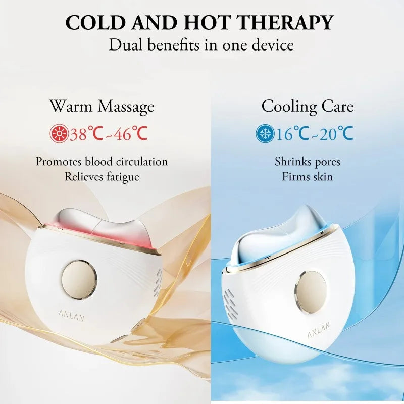 N Electric Guasha Massager EMS Face Lifting Anti-aging Remove Edema Firming Skin Clod Heat Scraping Skincare Beauty Device