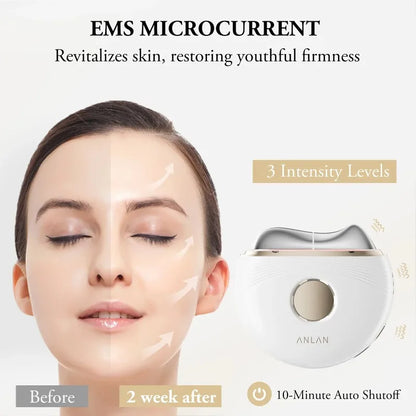 N Electric Guasha Massager EMS Face Lifting Anti-aging Remove Edema Firming Skin Clod Heat Scraping Skincare Beauty Device