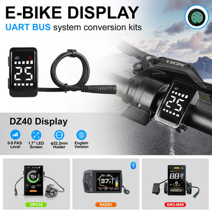 Electric Bike Conversion Kit – Rear Hub Motor (48V 500W–1000W)