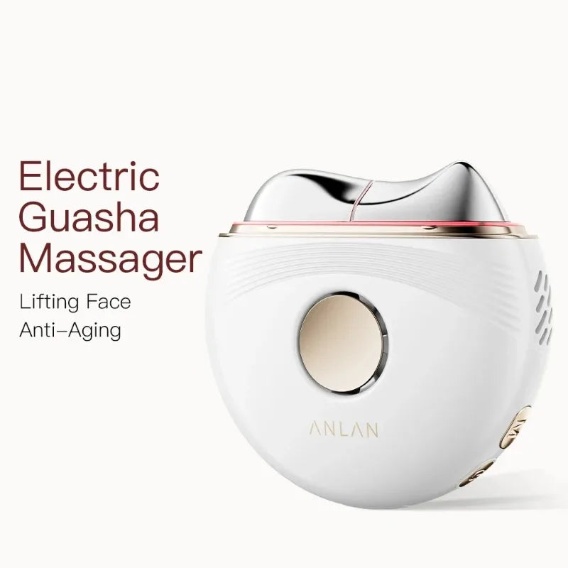 N Electric Guasha Massager EMS Face Lifting Anti-aging Remove Edema Firming Skin Clod Heat Scraping Skincare Beauty Device