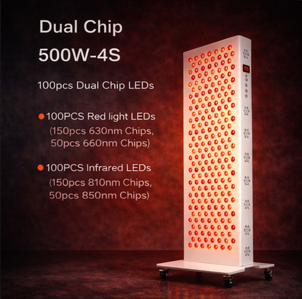 Dual Chip Red Light Therapy Panel for Skin, Recovery & Full Body Use- Dual Chip Red Light Therapy Panel for Skin, Recovery & Full Body Use