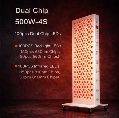 Dual Chip Red Light Therapy Panel for Skin, Recovery & Full Body Use- Dual Chip Red Light Therapy Panel for Skin, Recovery & Full Body Use