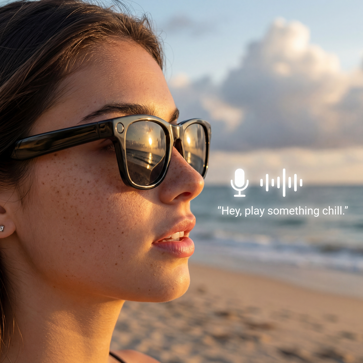 Smart Glasses with HD Camera & Audio — Capture Moments Hands-Free