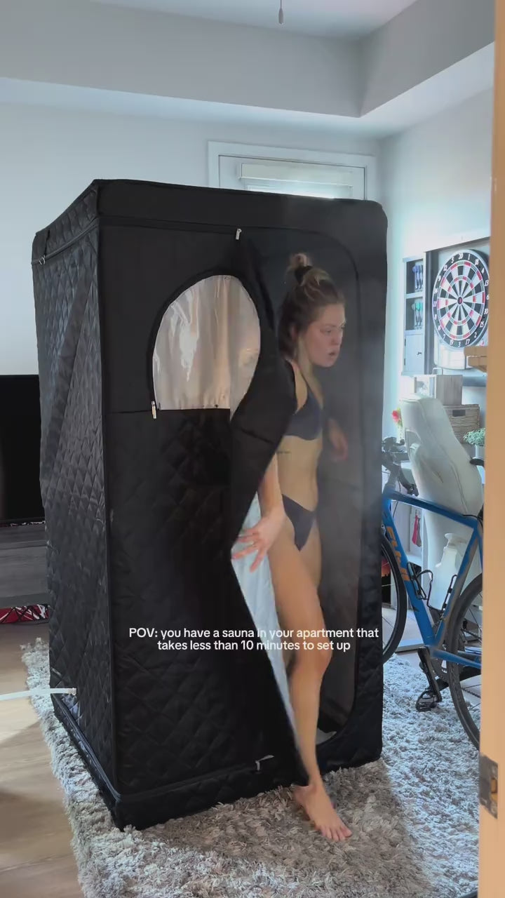 Portable Infrared Sauna Tent for Home – Full Body Recovery & Relaxation System video