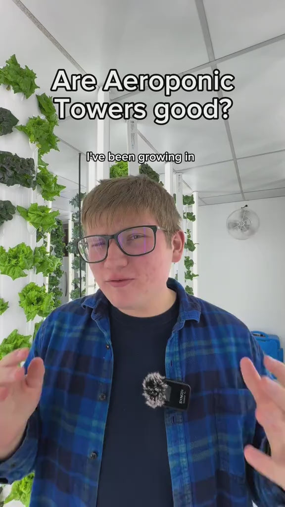 Hydroponic Tower Growing System for Home – Indoor Vertical Garden (28 Plants) video