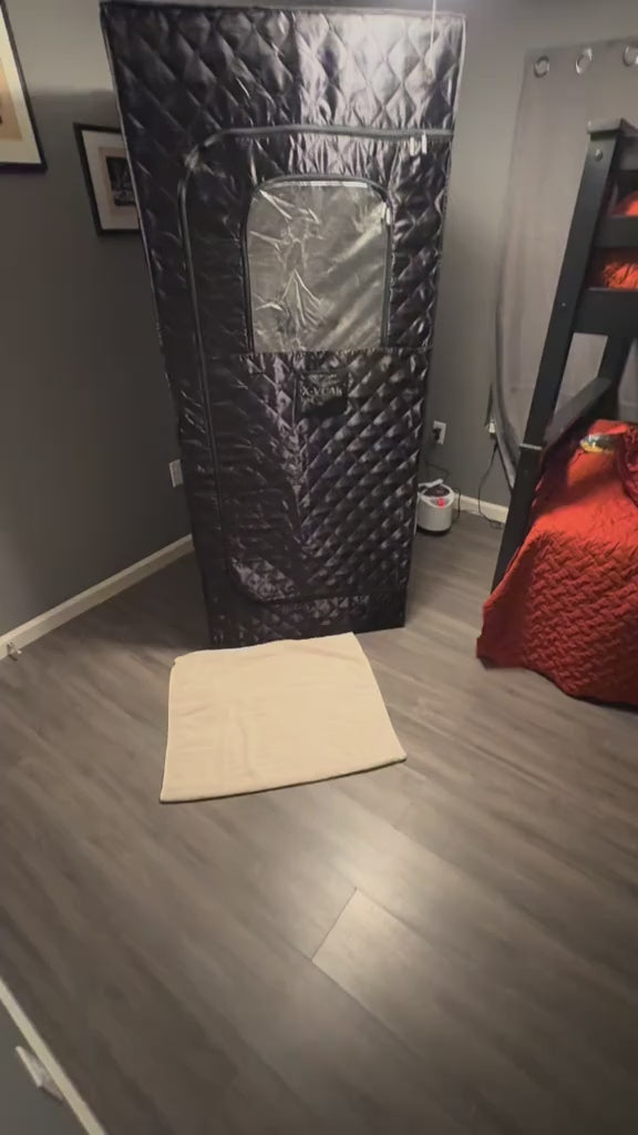 Portable Infrared Sauna Tent for Home – Full Body Recovery & Relaxation System video