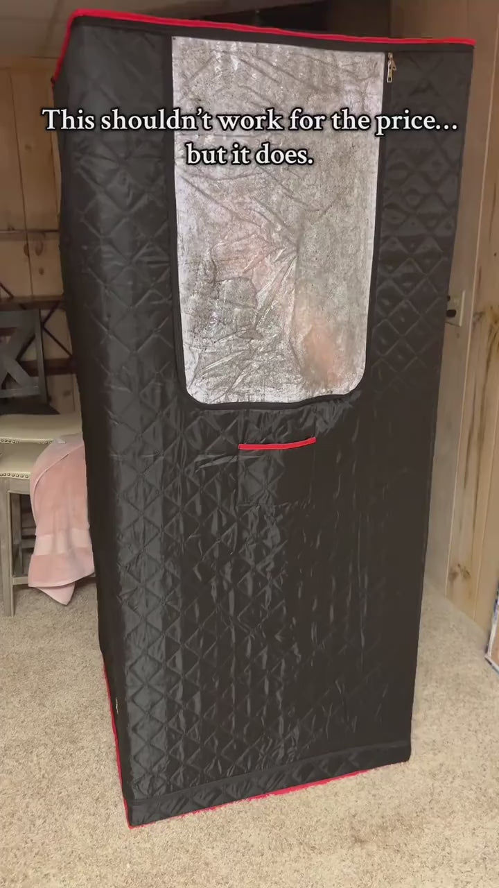 Portable Infrared Sauna Tent for Home – Full Body Recovery & Relaxation System video