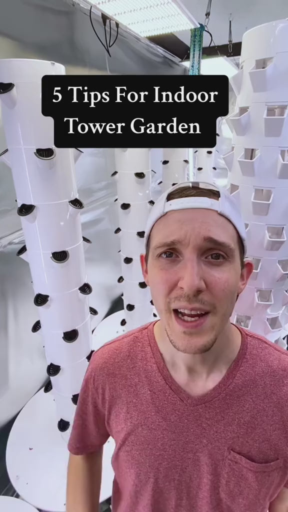 Hydroponic Tower Growing System for Home – Indoor Vertical Garden (28 Plants) video