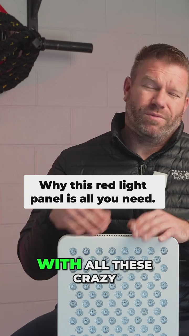 Dual Chip Red Light Therapy Panel for Skin, Recovery & Full Body Use- Dual Chip Red Light Therapy Panel for Skin, Recovery & Full Body Use video