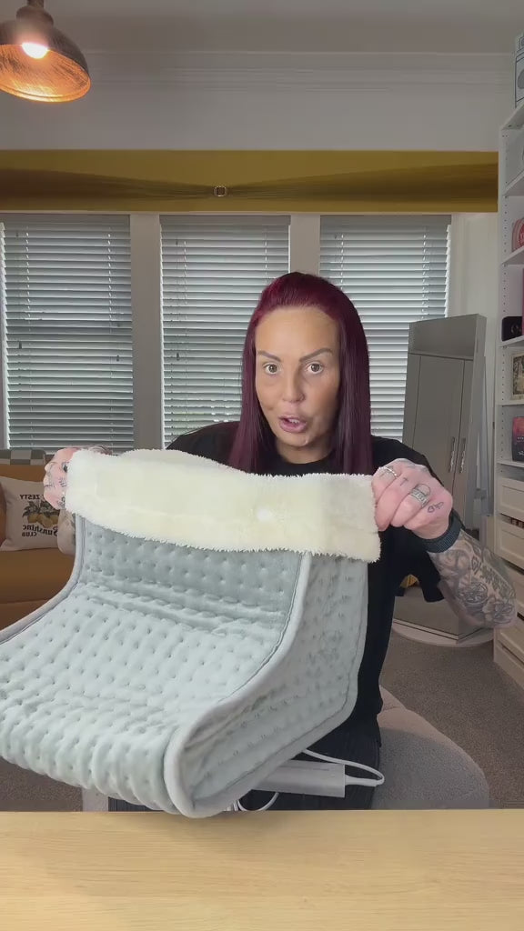 Under-Desk Heated Foot Warmer — Warm Your Feet, Not The Whole Room video